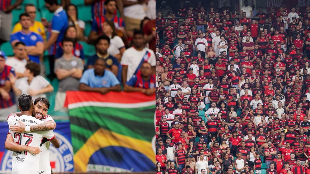 Jogo entre Bahia e Flamengo registra maior público e renda da rodada no Brasileirão